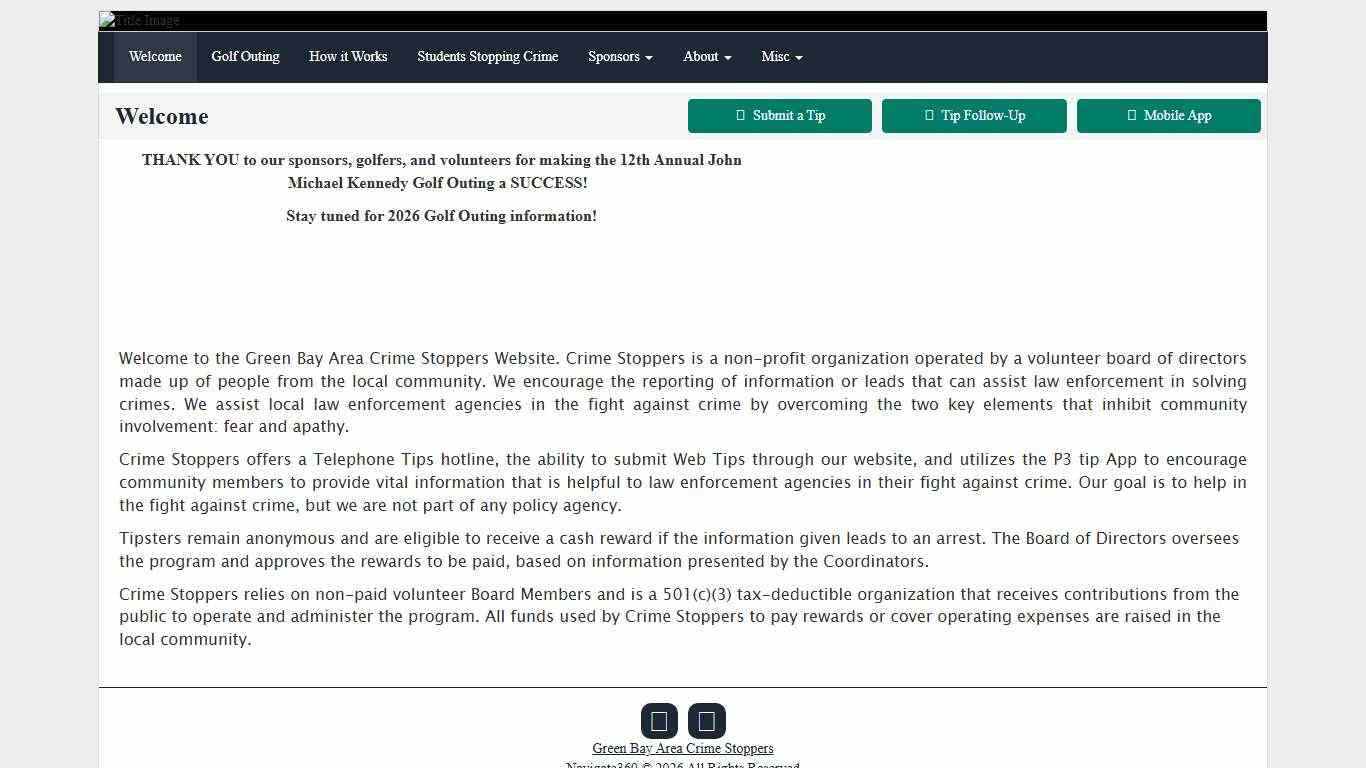 Green Bay Area Crime Stoppers